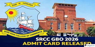 Shri Ram College of Commerce GBO 2026 Admit Card Released; Exam on February 28
